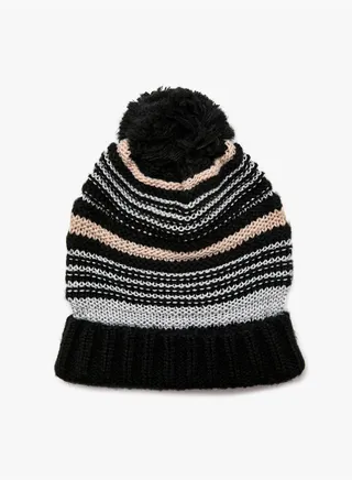 Patterned Basic Beanie