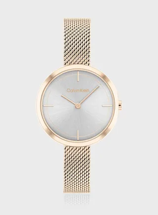 Beam Mesh Strap Analog Watch
