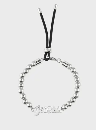 Beads Logo Cord Bracelet