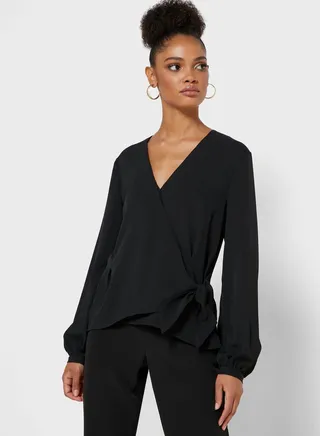 Wrap Plunge Top