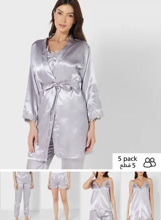 5 Piece Pyjama Set