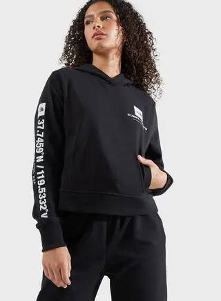 Coordinates Cropped Hoodie