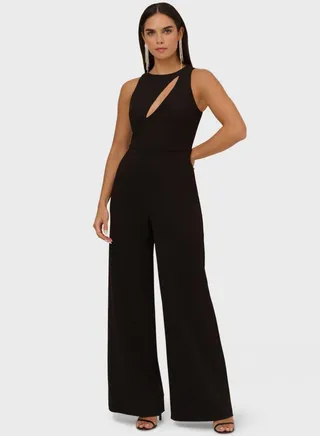 Cut Out Wide Leg Jumpsuit