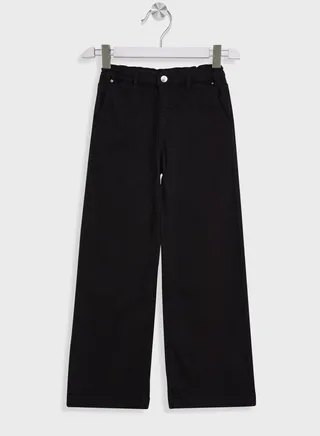 Kids Wide Cropped Trousers