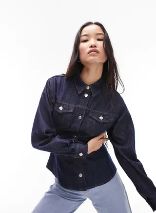 Button Down Denim Shirt