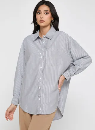 Stripe Button Down Shirt