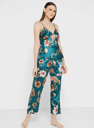 2 Piece Printed Pyjama Set