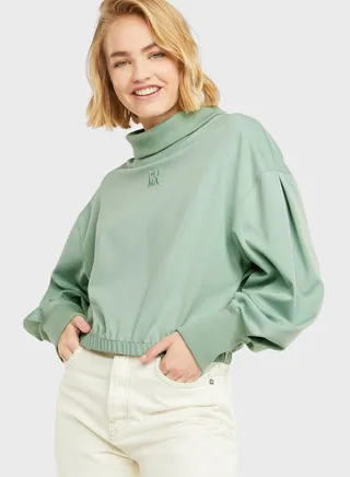 Infuse High Neck Sweatshirt