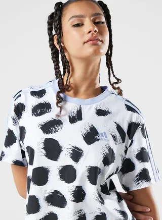 3 Stripe Essential Cropped Top