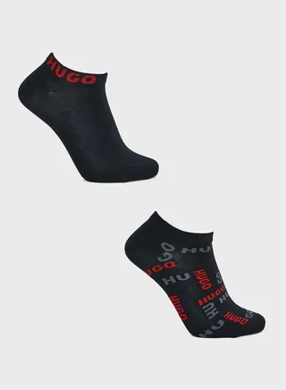 2 Pack Logo Socks