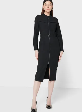 Front Slit Dress