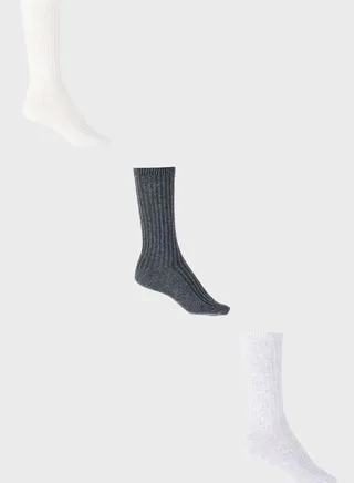3 Pack Knitted Socks