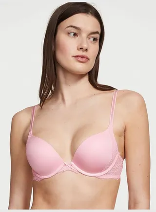Smooth Push-Up Bra with Lace