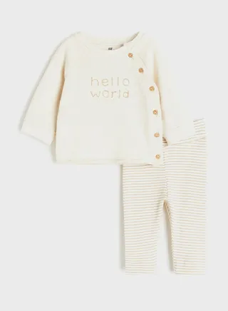 Infant 2 Piece Essential Top & Pants Set