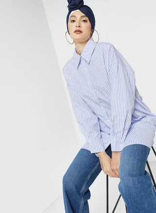 Stripe Button Down Shirt
