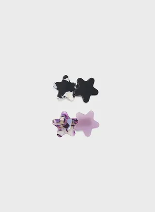 2 Pack Star Hair Clip