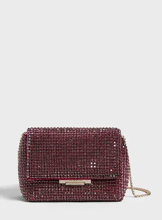 Gliteri Crystal Mini Cross Body Bag