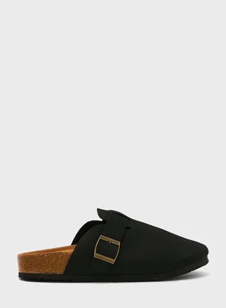 Faux Suede Slip Ons