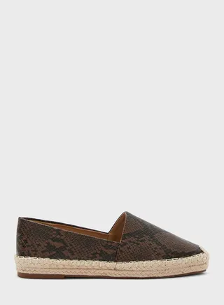 Snake Effect Espadrile