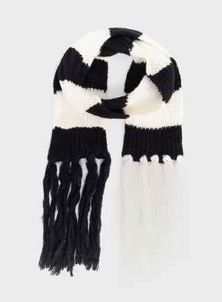 Tassel Detail Winter Long Scarf