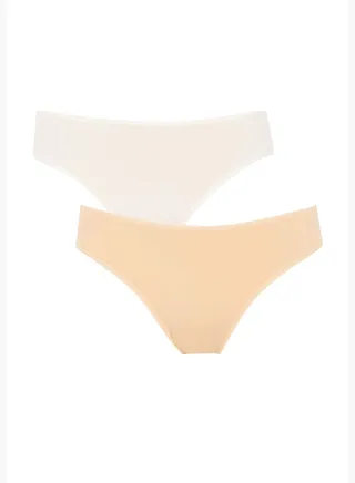2 Pack Basic Micro Bikini Brief