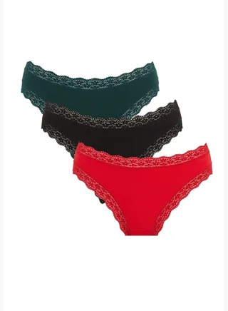 3 Pack Woman Package Slip