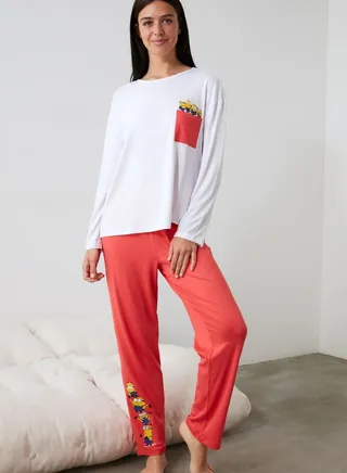 Graphic T-Shirt & Pyjama Set