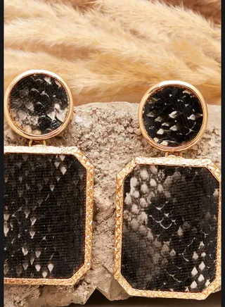Gold Plated Designer Drop Earring