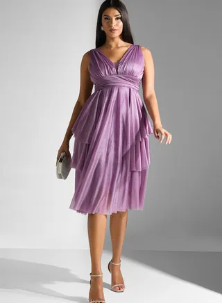 Shimmer Layered Dress