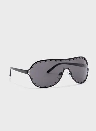 Studded Oversized Sunglasses
