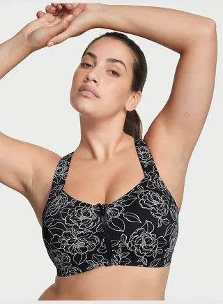 Sweat On Point Knockout Maximum Support Front-Close Sport Bra