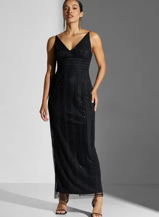 Dana Strappy Embellished Dress