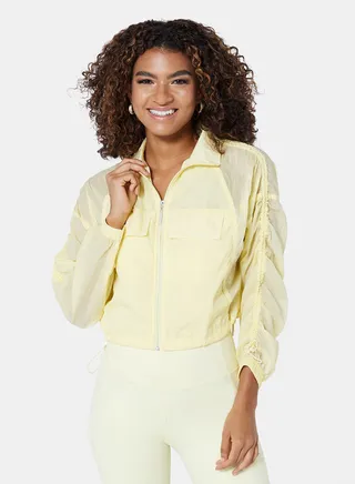Windbreaker Jacket Pastel Yellow