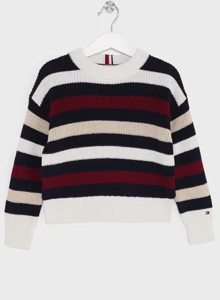 Kids Striped Knitted Sweater