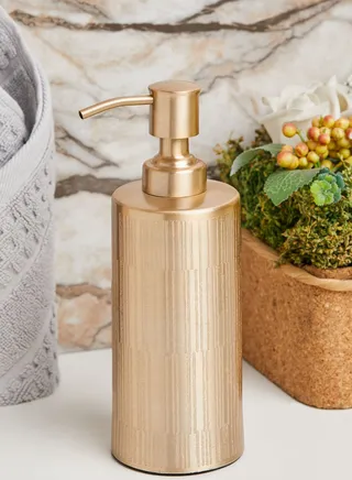 Allegra Champagne Gold Soap Dispenser