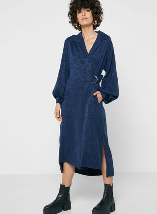 Balloon Sleeve Dress