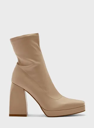High Block Heel Boots
