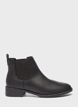 Low Heel Ankle Boots
