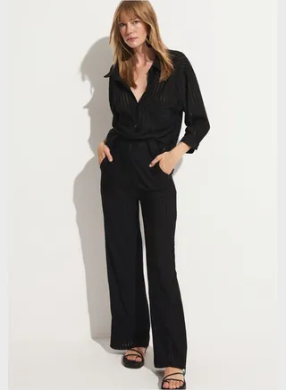 High Waist Pant & Shirt Set
