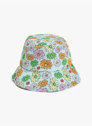 Floral Patterned Hat