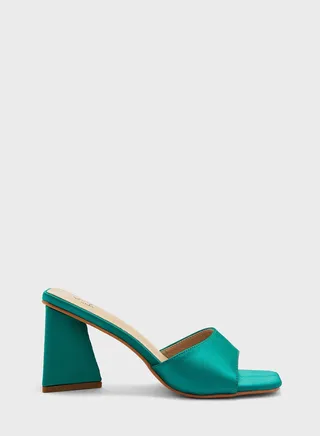 Block Heel Mules
