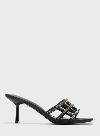 One Strap High Heel Sandals