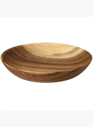 Acacia Deep Plate, Dia.24 cm x H 5 cm
