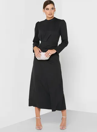 Gathered Effect Dress
