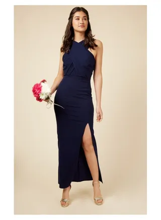 Navy Bridesmaid Dress-Little Mistress
