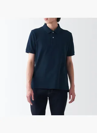 Washed Pique Polo Shirt