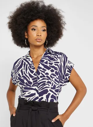 Button Down Printed Shirt
