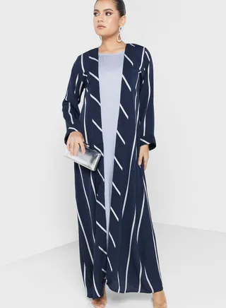 Striped Abaya