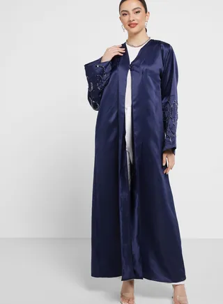 Embellished Detail Abaya