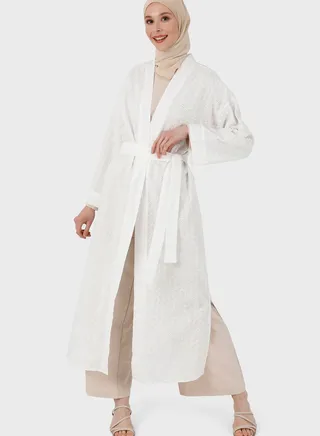 Tie Detail Abaya